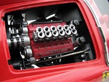 Ferrari Race Car Le Mans Custom Built Metal1 24Model12Racer18Racing Carousel Red