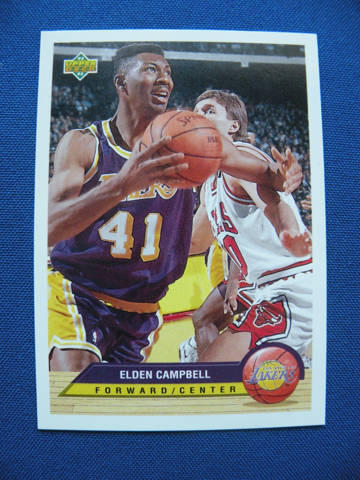 1992/93 Upper Deck McDonalds Basketball Elden Campbell Los Angeles Lakers  #LA1 | eBay