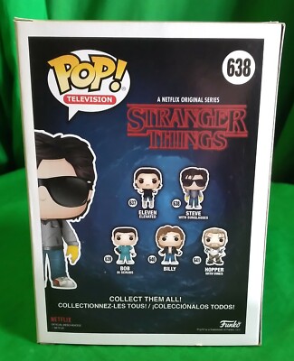 Figurine Lunettes De Soleil Pop! 638 Steve De Stranger Things