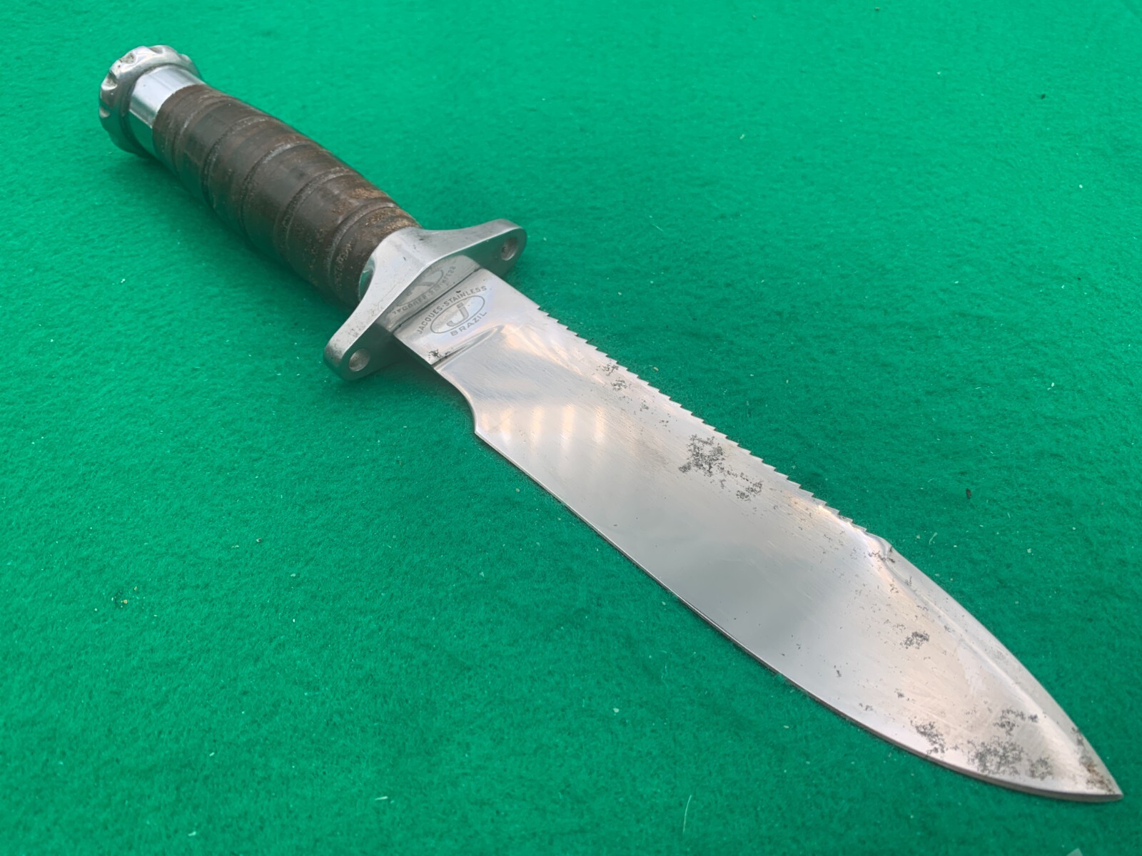 💯Vintage GARCIA JACQUES BRAZIL HACKMAN SURVIVAL FIGHTING KNIFE VIETNAM