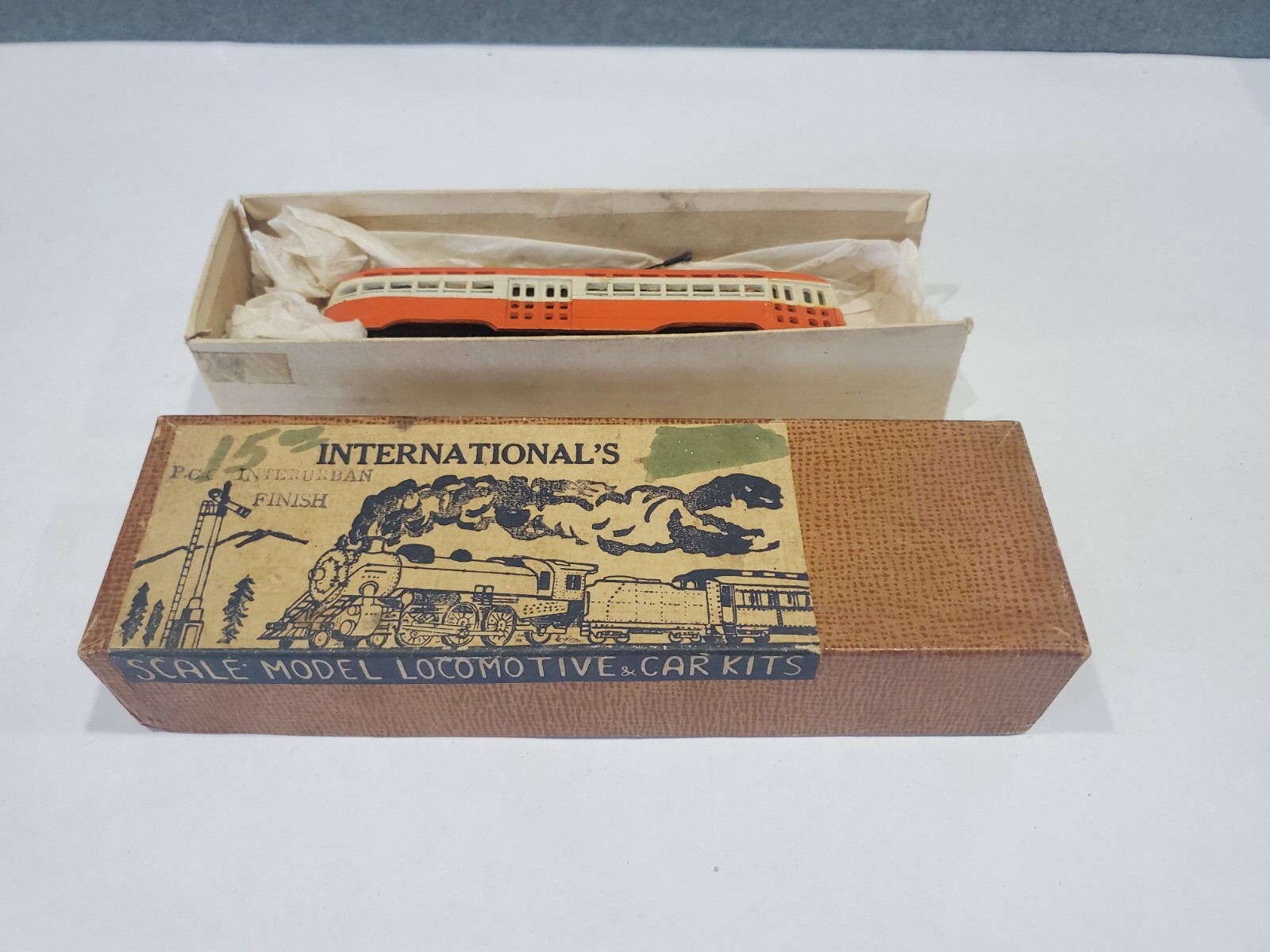 Vintage International's Scale Model Train Brand PCC Interurban Finish Trolley HO eBay