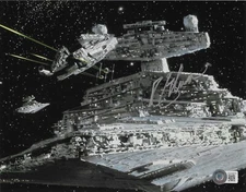 Richard Edlund Signed 8x10 Photo Autographed BAS Star Wars Academy Award ILM 70