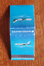 Vintage Matchbook Cover UNITED AIRLINES