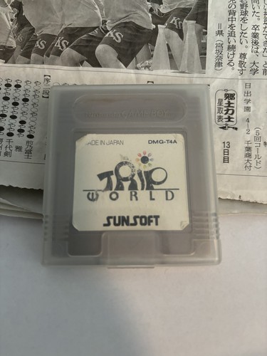 NINTENDO GAMEBOY TRIP WORLD SUNSOFT Autentico - Foto 3 di 4