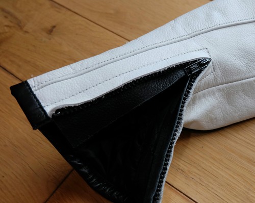 Baby Biker Kids Demon Sport Leather Childs Motorcycle Motorbike Jacket White T - Picture 2 of 3