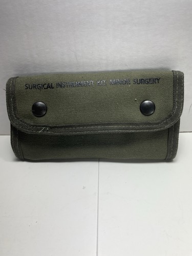 US Military Minor Surgery Surgical Instrument Kit Complete Pouch Stainless
