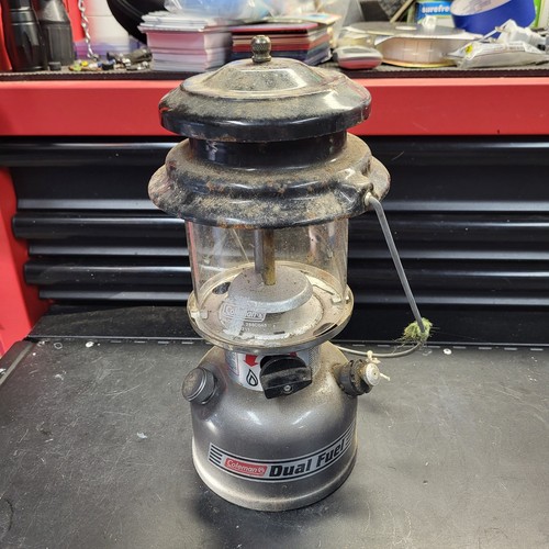 Coleman Model 285A Premium Dual Fuel Lantern Grey