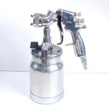 Devilbiss Flg3 Finish Line 3 Siphon Suction Feed Paint Spray Gun Cup No 1 Nozzle