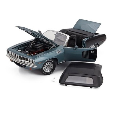 1971 PLYMOUTH HEMI CUDA CONVERTIBLE WINCHESTER GRAY 1:18 SCALE | eBay