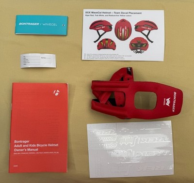 Bontrager XXX WaveCel NoSweat Helmet Fit Pad Size M. + TREK SEGAFREDO Decals