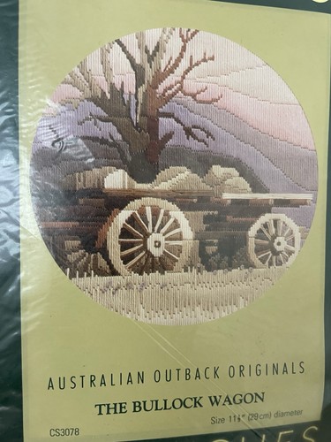 Vintage Lot of 4 Painting by Stitches Australian Outback Kits No Sew Knowledge - Picture 5 of 7