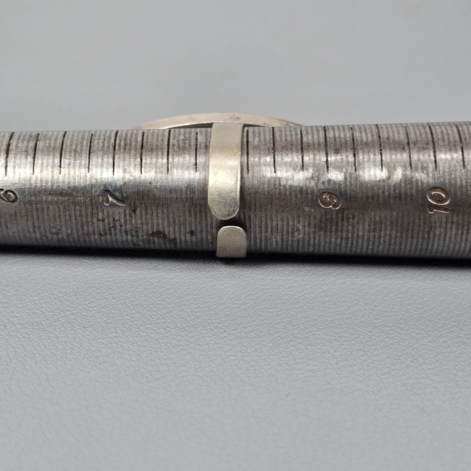 Statement Silver-Tone Adjustable Marquise Black O… - image 7