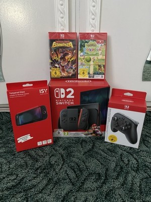 Nintendo Switch 2 OVP + Pokopia + Donkey Kong Bananza + 2 Geschenke