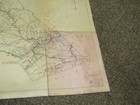 Vintage 1931 PENNSYLVANIA HIGHWAY DEPT. Clinton County Map on Fabric 24x19 Size — photo 2