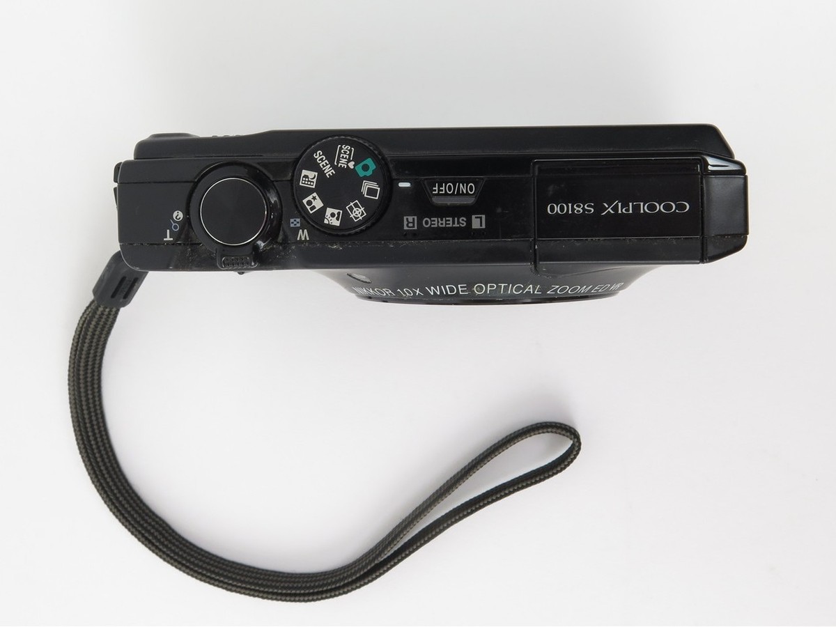 Nikon COOLPIX S8100 Compact Digital Camera 12.1 MP 10x Wide Black