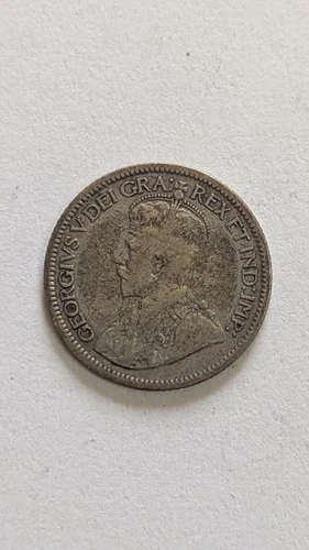 1929 CANADA SILVER 25 CENTS