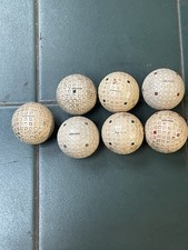 Antique Golf Balls X7 Spalding Kroflite Multidot Mesh Pattern Balls C1920
