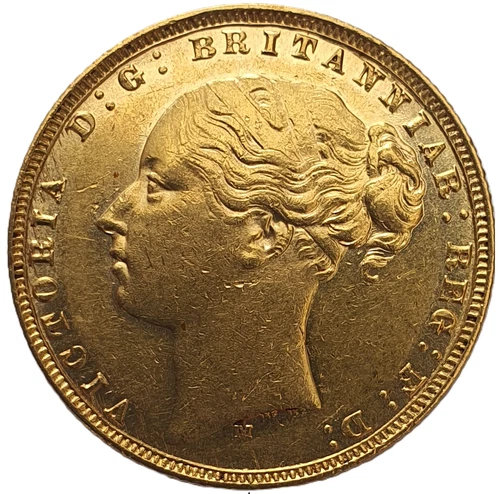 1877 Victoria Gold Sovereign — photo from the most recent tracked eBay sale