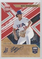 2019 Elite Extra Edition 18U National Team Signatures Red Ben Hernandez Auto 9ij