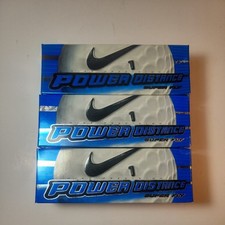 Nike 1 Power Distance Super Fly Golf Balls 3 Boxes w/ 3 balls each 9 Total