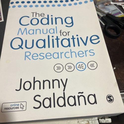 Coding Manual for Qualitative Researchers - Johnny Saldaña (2021) - Picture 1 of 2