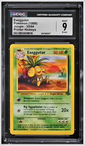 Exeggutor (1st Edition) graded CGC 9 for sale on eBay