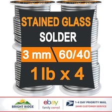 Lead-Free 60/40 Solder for Stained Glass, High Quality, Cost-Effective Pack