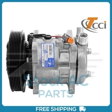 New Compressor for OE TCCI QP5H11 - 152mm 6 Groove Clutch 12V