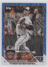 2023 Topps Series 2 Blue Foil /999 Spenser Watkins #393 0x2a