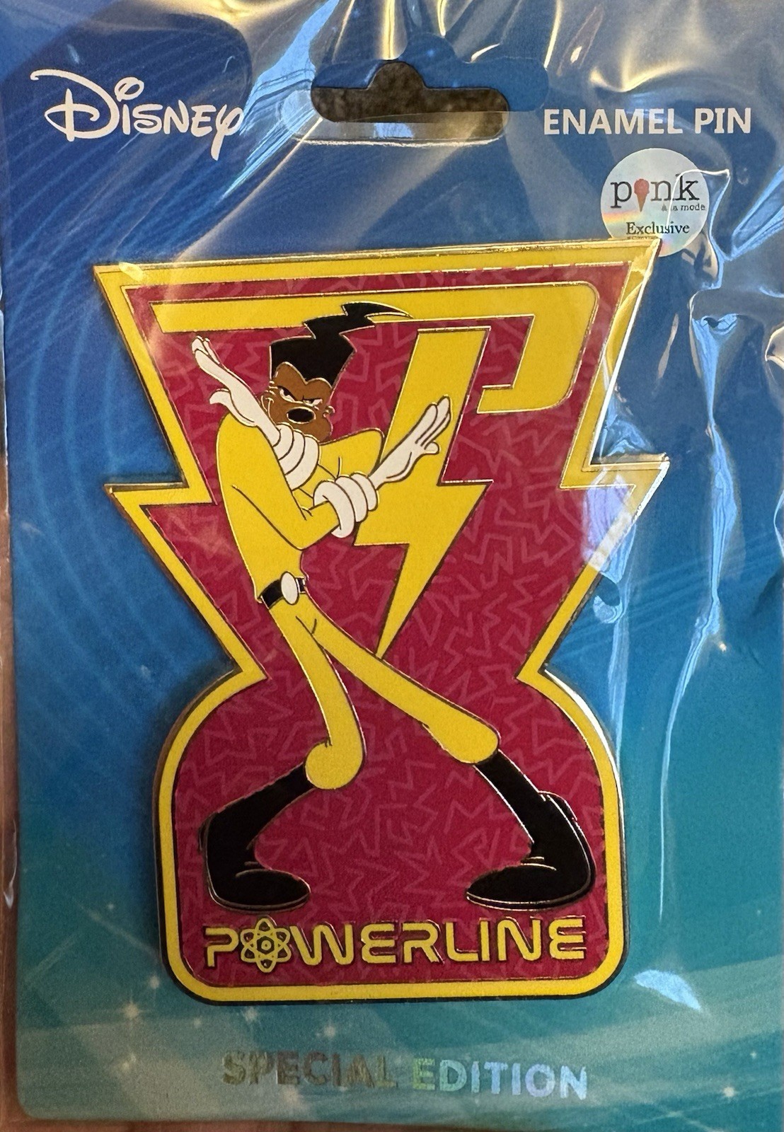 Disney Palm Pink A La Mode A Goofy Movie Powerline  Pin LE SE 200