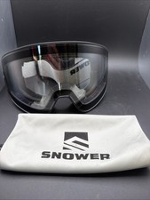 SNOWER Adult Ski Goggles, New