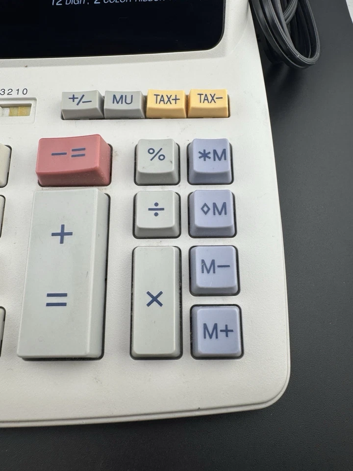 Sharp EL-1197PIII Heavy Duty Electronic Printing Calculator 12 Digit TESTED - Image 4 of 4