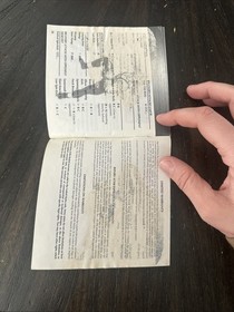 Sega Saturn Manual Only Virtua Fighter Remix Has Water Damage