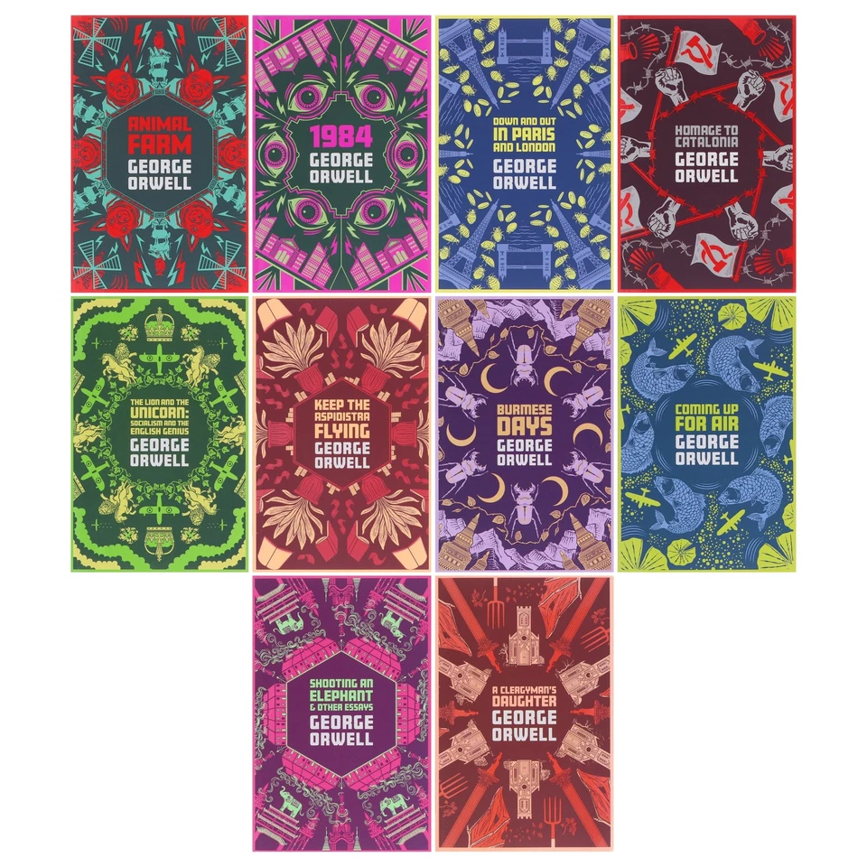 The George Orwell Complete 10 Books Collection Box Set - Fiction - Paperback Foto 2 de 4
