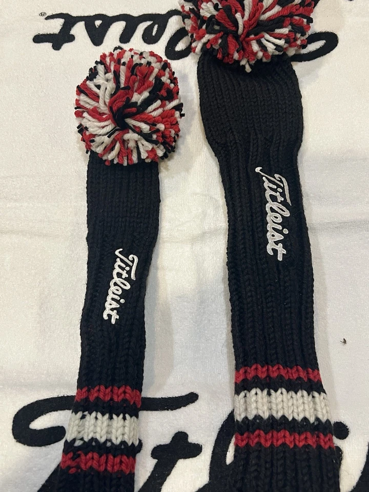 Japanese Tour Titleist Pom Driver and Fairway Headcovers - Image 4 of 4