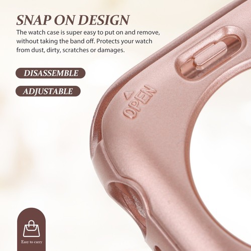 2pcs Anti- Watch Case Watch Covers Smartwatch Shells Gift Home Shop - 第 12/12 張圖片