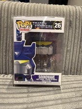 Funko Pop Soundwave #26 Transformers Juguetes Retro Figura Vinilo Protector en Caja