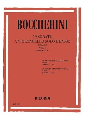 19 Sonatas, Vol. 1 (Nos. 1-9) Cello and Piano