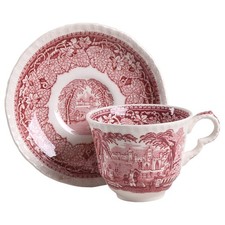 Masons Vista Pink  Cup & Saucer 5543568