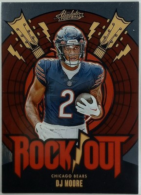 2024 Panini Absolute D.J. Moore Rock Out #RO-DME
