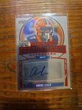 2021 Sage Premier Draft Peak Performance Red Andre Cisco #PKA-AC Rookie Auto RC