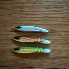 Metal Jig Set 60g/80g, Gradient Colors, Fishing Lure, Jigging, Outdoor