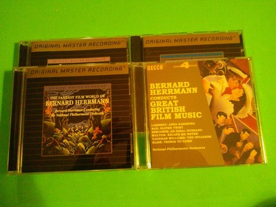 (4 CDs) Bernard Herrmann film music recordings  *SEE BELOW*