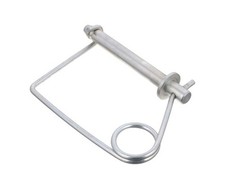 Snap Safety Pin Coil Tension 1/2 x 3-1/2 HD Steel ZC (4 Pieces)