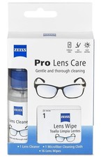 ZEISS Pro Lens Care Kit, Eyeglass Cleaner 1 oz and Eye Glass Lens Cleaning Wipes