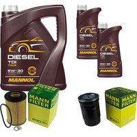 Inspektionspaket 7L Mannol Diesel TDI 5W-30 FüR Hyundai Santa Fé II 2.2 Crdi