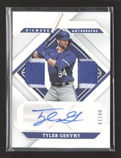 2023 National Treasures Baseball Tyler Gentry #DDA-TG 08/10 Patch Auto