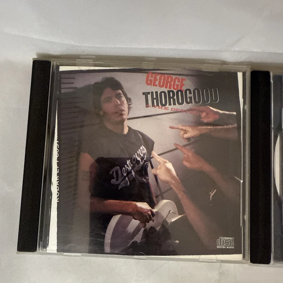 George Thorogood and The Destroyers Born To Be Bad 1988 and Boogie People 1991 G - Image 2 of 4