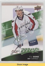 2017-18 Upper Deck MVP Green Script TJ Oshie #88 READ 1o7y