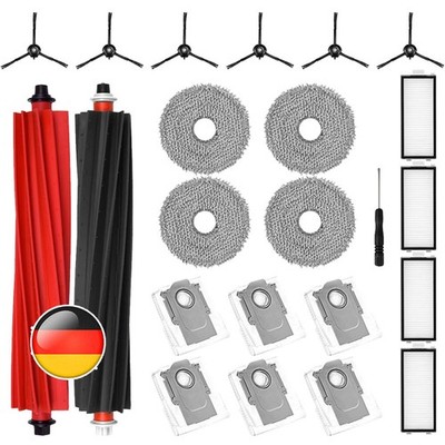 Ersatzteil 23 Stück Zubehörset für Roborock Q Revo Slim/Q Revo Master Roboter
